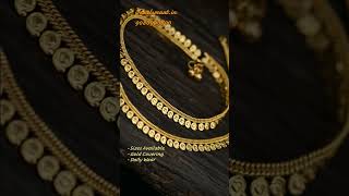 Have You Decided to Buy Anklets? See this Video of Traditional Gold Covering Payal Before #payal