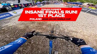 GoPro: The FASTEST Downhill World Cup Run Ever Seen?- 1st Place Ronan Dunne - '2
