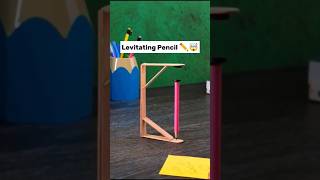 Levitating Pencil Trick!! 🤯💥✏️ #shorts #youtubeshorts #handyhacks