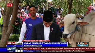 Sambutan Meriah Warga Sukabumi Saat Jokowi Blusukan