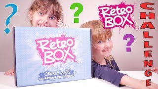 RETRO BOX CHALLENGE • Devine l'objet mystère sans le voir ! :) - Studio Bubble Tea unboxing