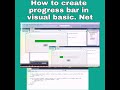 HOW CREATE A PROGRESS BAR IN VISUAL BASIC. NET|2021|LATEST