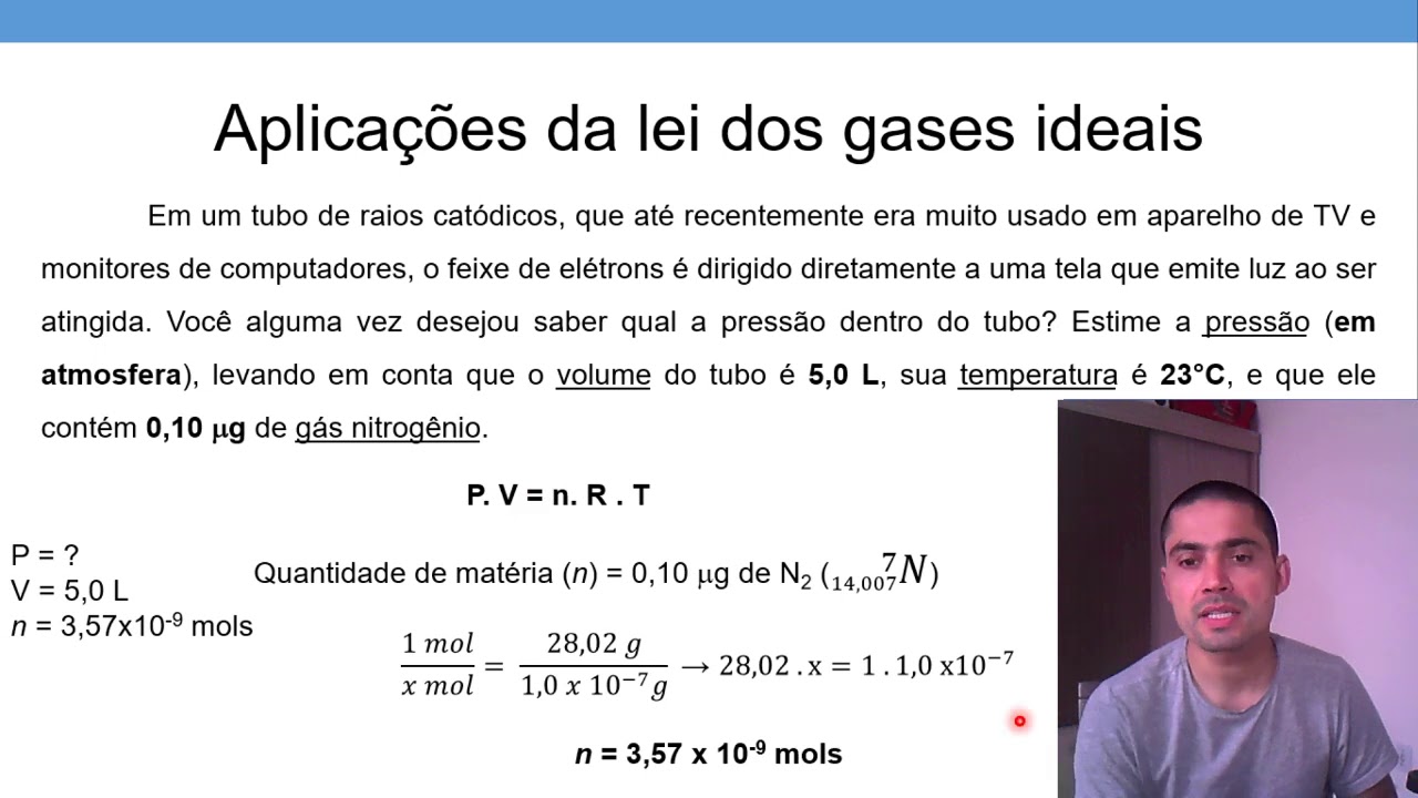 Módulo 4 - Aula 2.1 - Aplicação Da Lei Dos Gases Ideais - YouTube