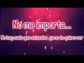 No me importa