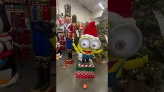 Home Depot Christmas 2024 minion animatronic