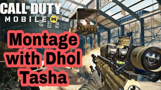 Call of duty sniper Mobile Montage with music Dhol Tasha PUBG