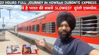 Kolkata To Delhi Full Journey In 12273 Howrah Duronto Express.. * Iska Schedule Itna Bekar Hai 😤*