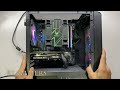 AMD Ryzen 7 5700G ASRock B550M Phantom Gaming 4 RTX3050 Gaming PC Vacuum Clean Dust