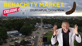 Durgapur Benachity Bazar Drone View