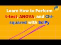 Learn how to perform hypothesis testing, t-tests, ANOVA, and chi-squared tests using SciPy!