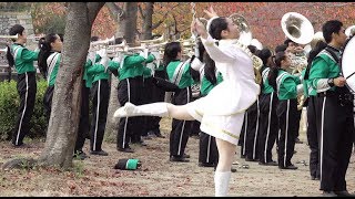 2018『東京農大第二高等学校 』全国マーチングコンテスト大阪城公園 練習風景