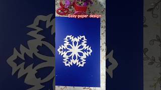 How to make Easy paper design #origami #papercraft #craft #viralshort #shorts  #popular#trending