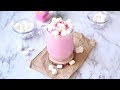 how to make valentine s pink hot cocoa