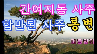 간여지동, 합반 사주의 통변 예시 - 피클명리