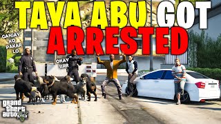 LSPD ARRESTED TAYA ABU FOR DOING ILLEGAL BUSINESS | GTA 5 | Real Life Mods #646 | URDU |