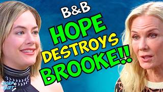 Bold and the Beautiful: Hope’s Big Launch SHOCKS Brooke & DESTROYS Forresters! | Soap Dirt