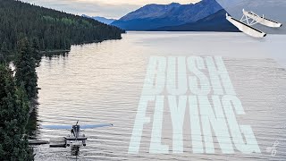 Bush Flying a Floatplane in the Spatsizi Plateau Wilderness Provincial Park incl. Camp Tour