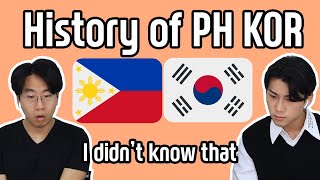 History with the Philippines that Koreans don't know? | Korean react to the History of 🇵🇭 & 🇰🇷