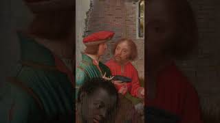 The curious details in the Adoration of the Magi (1523) by Jan Mostaert