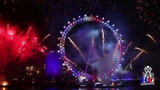 London New Years Eve Countdown Fireworks 2019 / 2020 BBC
