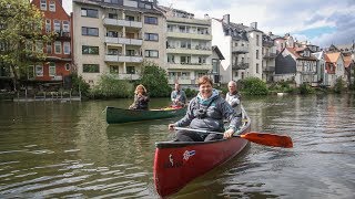 Mit dem Kanu auf der Lahn durch Marburg