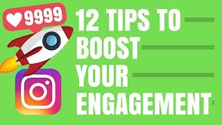 INSTAGRAM ENGAGEMENT RATE - 12 TIPS ON HOW TO BOOST YOUR ENGAGEMENT RATE ON INSTAGRAM
