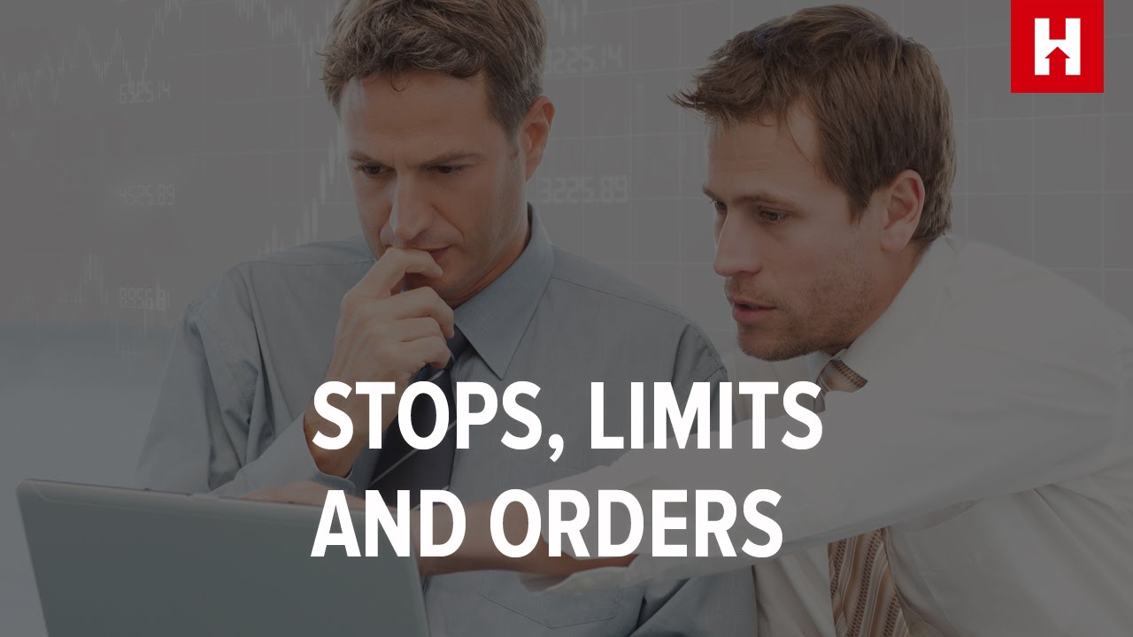 Learn To Trade - Placing Stops, Limits And Market Orders - YouTube