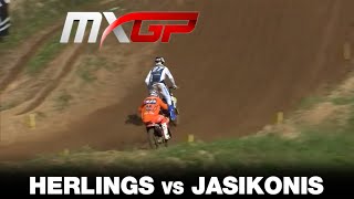 HERLINGS vs. JASIKONIS - MXGP Race 2 - MXGP of Latvia 2020