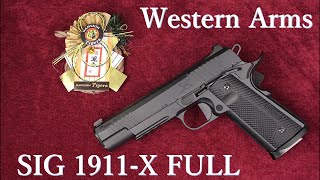 新製品・SIG SAUER 1911 - X FULL / ウェスタンアームズ：2025福袋モデル：重量・トリガープル・初速測定～試射結果