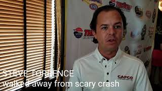 NHRA Top Fuel driver Steve Torrence on wild crash