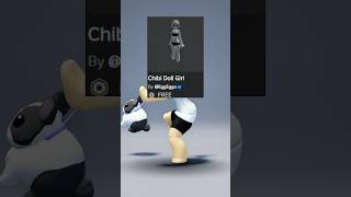 Roblox How To Get Chibi Girl Avatar For Free 😝 #shorts