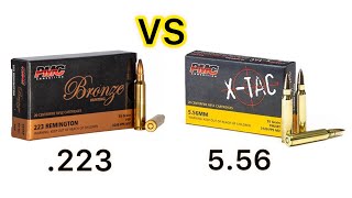 PMC Bronze VS PMC X-TAC.. using a HOLOGRAPHIC sight.. Part 1 (not the most accurate testing method)