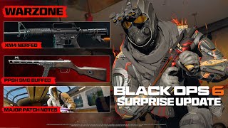 NEW SURPRISE Black Ops 6 Season 2 Patch Notes (PPSH Buff, XM4 NERF \u0026 THE TOMB NERF)