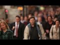 crowd of people walking in london 4k uhd stock video footage