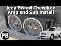 2005 - 2010 Jeep Grand Cherokee Amp and Sub Install