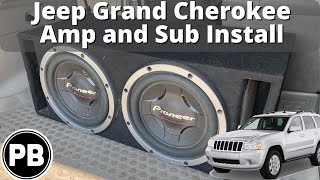 2005 - 2010 Jeep Grand Cherokee Amp and Sub Install