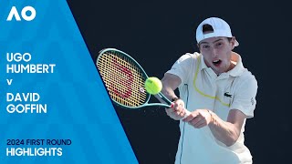 Ugo Humbert v David Goffin Highlights | Australian Open 2024 First Round