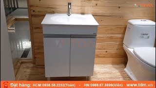 TDM.VN | Review tủ chậu lavabo Caesar LF5024/EH05024AV (EH060V) gỗ nhựa giá cả bộ tốt nhất