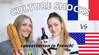 Food culture shocks for a French woman in America! Cultural differences France vs USA. *IN FRENCH!*