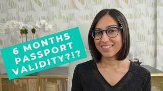 6 Month Passport Validity Rule | Can I travel with less than 6 months left on my passport?