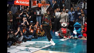 J. Cole Missed A Dunk After Dennis Smith Jr. In 2019 AT&T Slam Dunk Contest | All-Star Weekend