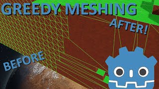 How to implement Greedy Meshing voxel simplification in Godot 4