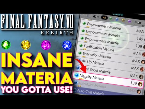 Insane MATERIA You NEED In Final Fantasy VII Rebirth! (Final Fantasy 7 Rebirth Materia Guide)