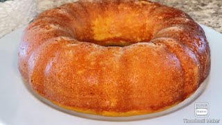 كيك البرتقال🍊بدون بيض بدون لبن هشه جداً و الطعم رهيب #كيك_صيامي_بدون_بيض!Eggless Orange Cake