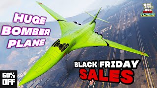 BLACK FRIDAY SALE Alkonost BIG BOMBER PLANE in GTA 5 Online | Review \u0026 Best Customization | Tupolev