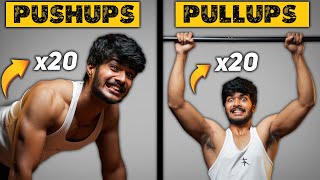 Go From 0 to 10 Push-Ups & Pull-Ups In A Row (FAST!) | Tamil