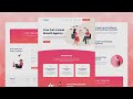 Build a Digital marketing agency landing page using HTML CSS JS