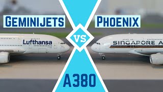 A380 Model Comparison: Geminijets vs Phoenix