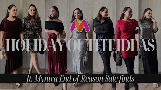 The ultimate Guide to Holiday \u0026 Christmas Party Dressing ft. Myntra EORS Sale finds