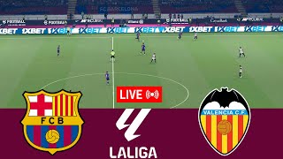 [LIVE] Barcelona vs Valencia La Liga 24/25 Full Match - Video Game Simulation